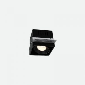 square gimbel recessed spotlight Single head trimless