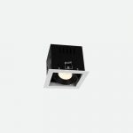 square gimbel recessed spotlight Single head trim